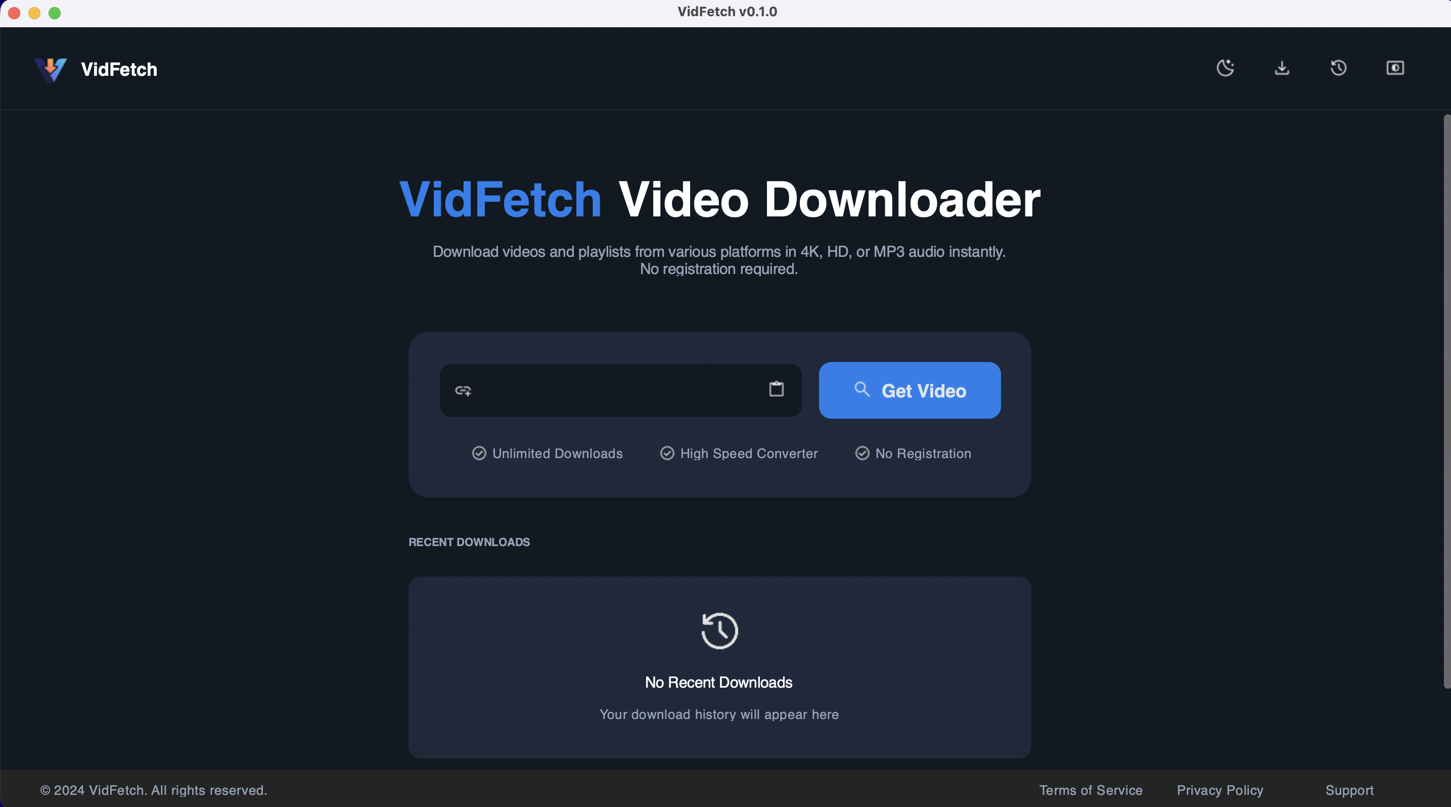VidFetch YouTube Video Downloader